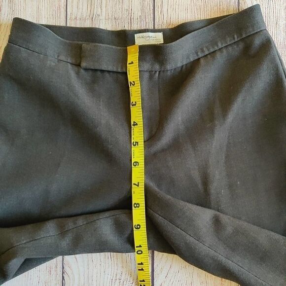 Halogen slim leg zip hem ankle pants charcoal gray sz 4P - Picture 8 of 14